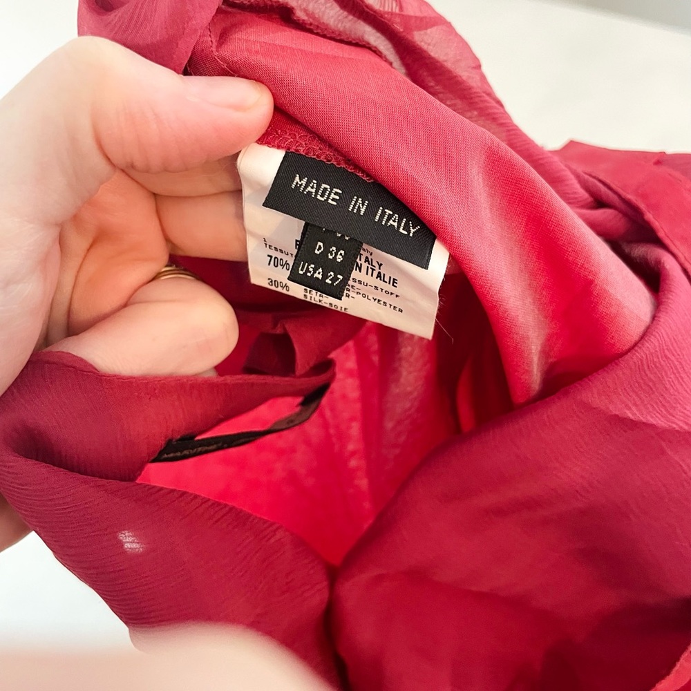 $3295 NWT VINTAGE Marithe Francois Girbaud SILK RARE Couture Dress - Picture 15 of 16